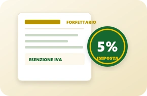 Regime forfettario con tassazione agevolata al 5%